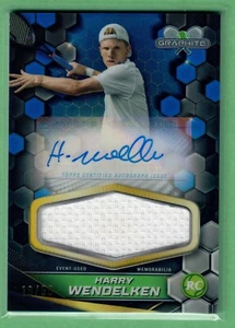 2024 Topps Graphite Harry Wendelken Auto Signature Relic Blue Refractor #/50 - Picture 1 of 2