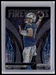 2021 Panini Prizm #F-18 Justin Herbert Fireworks - Bild 1 von 2