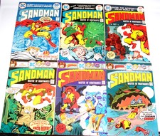 SANDMAN #1-6 Full Series! Jack Kirby! Bronze-Age! DC 1974 High Grade Set! LQQK!