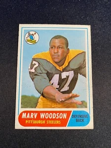 Topps Football #137 1968 ¡¡Marv Woodson!! ¡ENVÍO DE $1!! - Imagen 1 de 2
