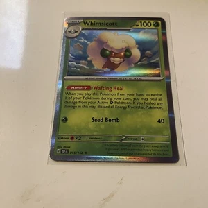 Whimsicott - 015/162 - Holographic - Rare - Pokémon Trading Card Game - Picture 1 of 2