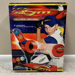 Tek Storm motorisierte Baseball-Wurfmaschine Spielset Schaumstoffschläger Ball neu geöffnet BX - Bild 1 von 10