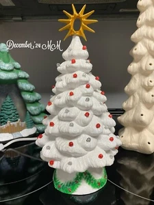 Cermic Tree With Gold Star, 12.5 Inch High - Picture 1 of 9