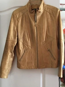 Bomber style leather jacket size XL - Picture 1 of 10