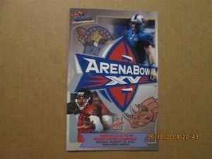 AFL Arena Bowl XV Vintage 2001 Kats vs Rampage Team Logos Football Program - Picture 1 of 3