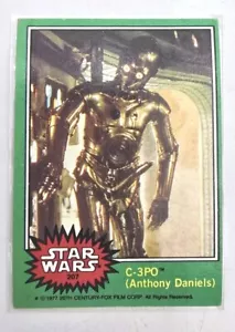 1977 Vintage Star Wars Golden Rod C-3PO Error Card #207 Topps - Picture 1 of 10