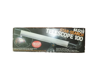 Jason Telescope 100 Model  STAR SEARCH 100 Original Box Complete Vintage - Image 1 of 4