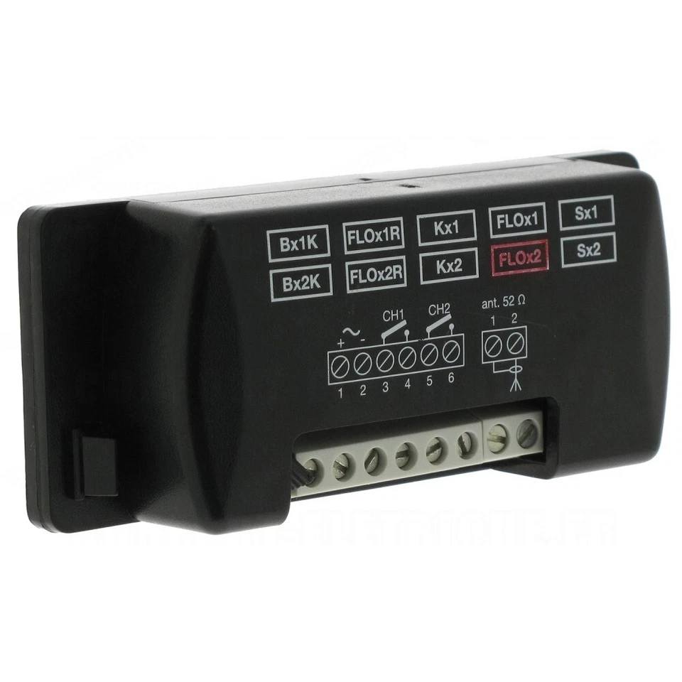 FLOX2 RICEVENTE RICEVITORE RADIO 2 CANALI AUTOMAZIONE CANCELLI NICE
