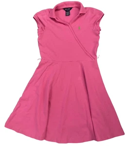 Ralph Lauren Women’s Pink Green Pony Tennis Dress Sz XL (16) Golf - Picture 1 of 12
