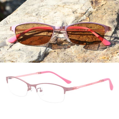 Gafas de lectura marrón fotocromáticas para mujer UV400 gafas de sol lector de visión única Foto 1 de 4