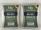 Woodwick Candle Scented Wax Melt Cubes: FRASIER FIR 3 oz Lot of 2
