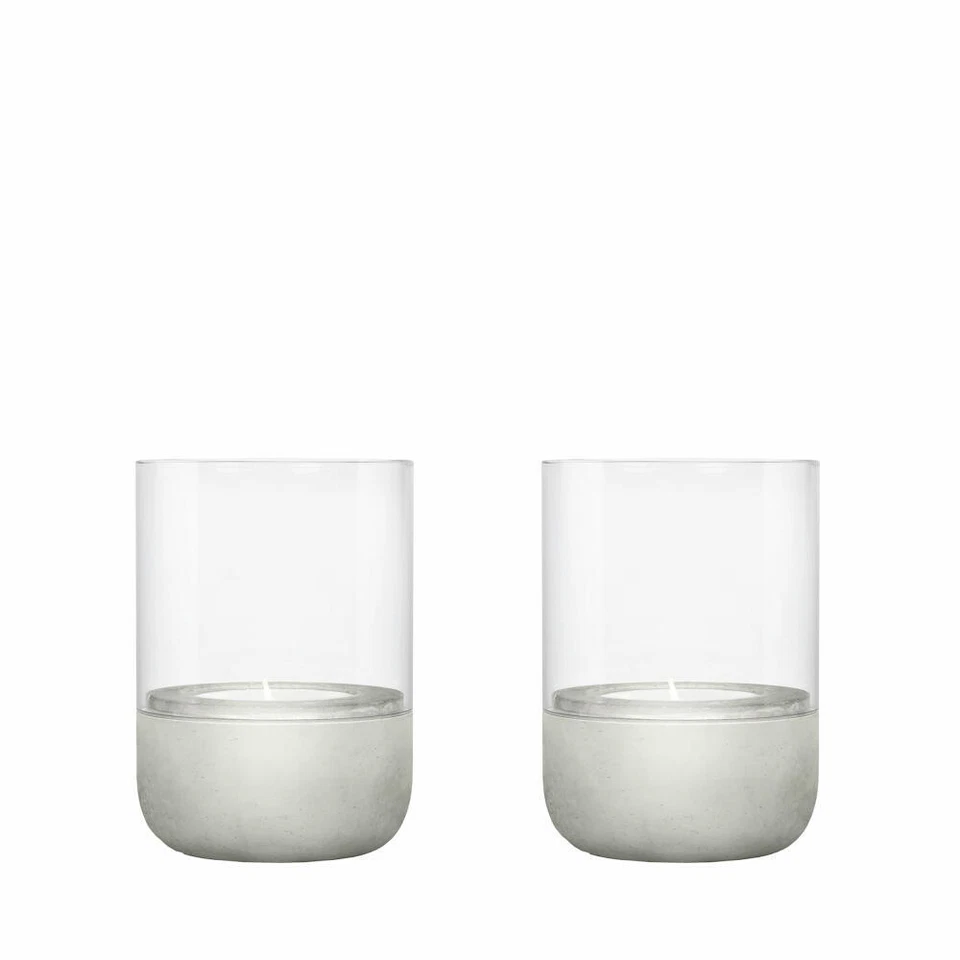 Juego de 2 candelabros Blomus Calma candelabro decorativo Light Gray H 9,5 cm Foto 1 de 1