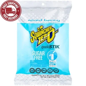 Sqwincher® 50x Qwik Stiks Sugar Free Hydration Powder - GYM - WORKSITE - SPORT - Picture 1 of 1