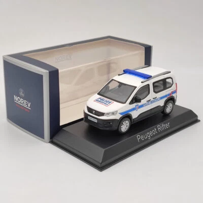 Norev 1/43 Peugeot Rifter 2019 Police Municipale Diecast Models Car Collection - Image 1 of 4