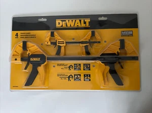 Juego de tornillos de abrazadera de gatillo mediano y grande Dewalt (paquete de 4) - Imagen 1 de 2