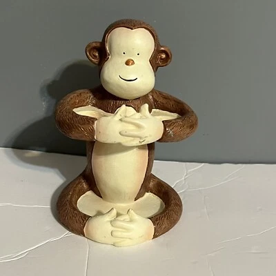 Soporte para cepillo de dientes Debbie Mumm MONKEY de cerámica para 3 cepillos Foto 1 de 4