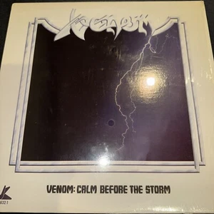 Venom - Calm Before The Storm (Rare OOP 1987 1st Press Vinyl LP) W/Plastic - Foto 1 di 11
