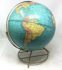 Vintage Imperial World Cram Globe C564 Map 