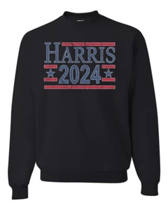 Sudadera cuello redondo Kamala Harris for President 2024 elección campaña EE. UU. - Imagen 1 de 12