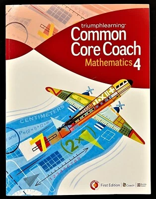 4th Grade - COMMON CORE COACH - MATHEMATICS (2013, Triumph Learning) - Image 1 of 4