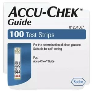 Accu Check Guide Strips BNIB X2 (total 200 Strips) - Picture 1 of 2