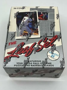 1990 Leaf Series 2 MLB Baseball Hobby Box Factory Sealed 36 Packs - Picture 1 of 2