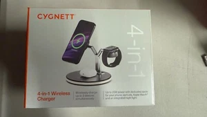 Cygnett 4 in 1 Wireless Charger for Apple Watch iPhone Airpods With Box - Photo 1 sur 1