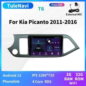 For KIA Picanto Morning 2011-2016 Carplay Car Radio Multimedia Player GPS Screen - Picture 1 of 40