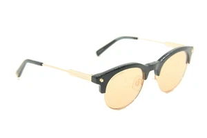 NEW DSQUARED2 DQ 0273 01Z BLACK GOLD MIRRORED AUTHENTIC FRAME SUNGLASSES 47-20 - Picture 1 of 3