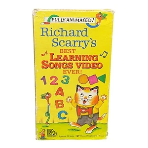Richard Scarrys Best Learning Songs Video Ever (VHS, 1993) - Picture 1 of 5