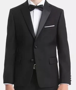 LAUREN RALPH LAUREN BIG BOYS BLACK TUXEDO JACKET SIZE 14R 27 - Picture 1 of 3