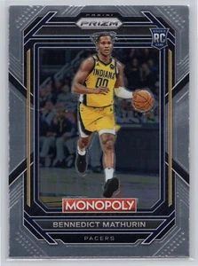 2022-23 Prizm Monopoly #36 Bennedict Mathurin RC Indiana Pacers RC - Picture 1 of 2