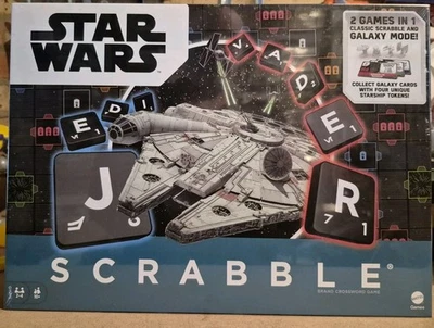 Star Wars Scrabble - Special Edition Classic Word Board Game NEW Sealed - Image 1 of 4