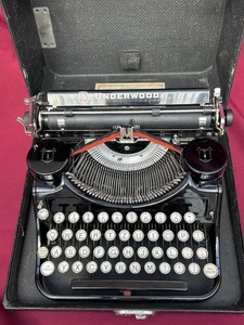 Antik Underwood Portable Typewriter 4 Bank SN640236 aus 1933 Schreibmaschine Top - Bild 1 von 14