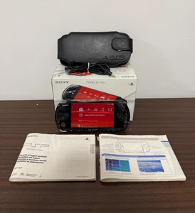 SONY PSP 3004 PlayStation Portable Nera Completa Scatola Originale - Imagen 1 de 16