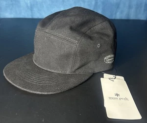 Snow Peak Japan 2L Regen schwarz Denim Kappe Mütze 5-Panel neu mit Etikett Camp Wandern Gr. 2 - Bild 1 von 7