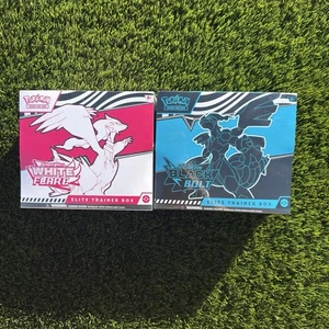 Pokemon TCG Black Bolt And White Flare ETB’s Brand New Sealed Perfect Condition! - Picture 1 of 6