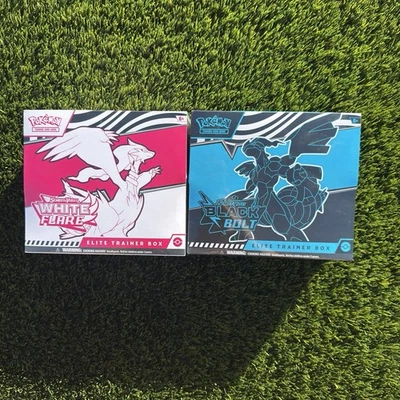 Pokemon TCG Black Bolt And White Flare ETB’s Brand New Sealed Perfect Condition! - Image 1 of 4