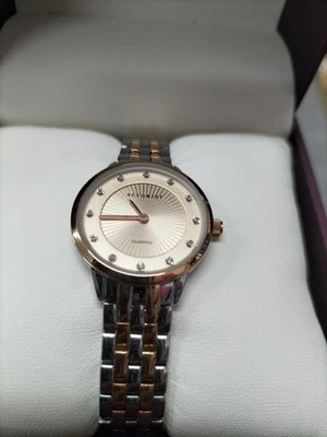 ACCURIST 8238 LADIES DIAMOND WATCH TWO TONE, - Image 1 of 4