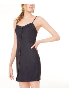 SEQUIN HEARTS Womens Spaghetti Strap Mini Cocktail Body Con Dress - Picture 1 of 17