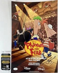 Dan Povenmire Signed Phineas and Ferb S5 11x17 Poster Authentic Autograph JSA... - Picture 1 of 1