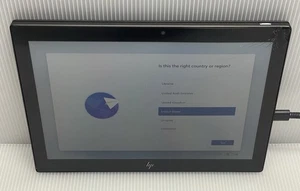HP Engage Go 10 Tablet Core i5-1140G7 16GB Ram 256GB SSD *Cracked, No Stand / AC - Picture 1 of 11