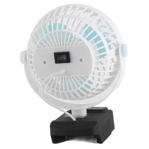 Ventilador inalámbrico de 5 pulgadas Ventilador de escritorio pequeño alimentado por batería con 2 USB. - Imagen 1 de 24