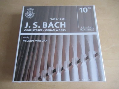 Bach-The Organ Works-Helmut Walcha-10er Documents sealed CD Box-OVP - Bild 1 von 3