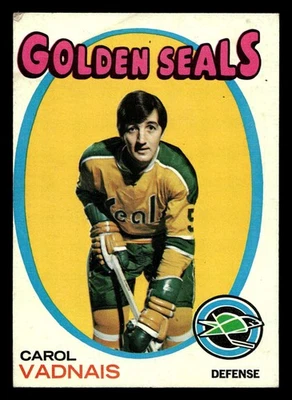 1971-72 Topps #46 Carol Vadnais VG-EX Seals ID:473996 - Image 1 of 2