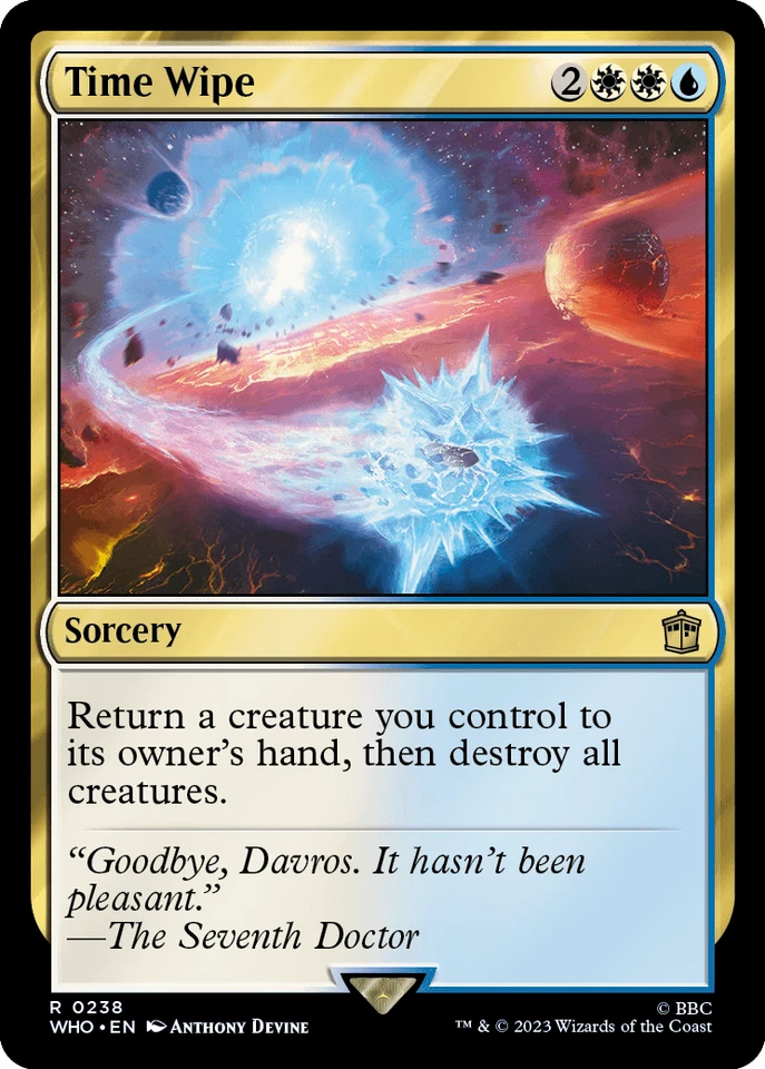 MTG Time Wipe English WHO - Image 1 of 1