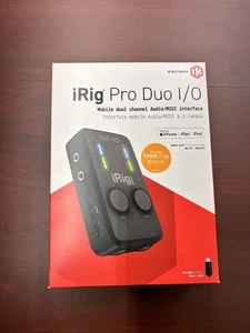 IK Multimedia iRig Pro Duo I/O - Brand New Sealed - SHIPS ASAP - Picture 1 of 5