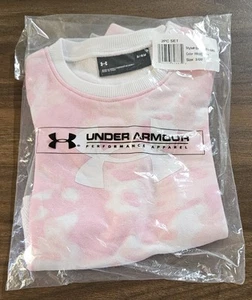 Bebé Niña Talla 3-6 Meses Juego de 2 Piezas Under Armour Prime Rosa Nuevo en Embalaje - Imagen 1 de 2