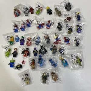 LEGO LOT OF 43  SUPER HERO, DISNEY,  TOY STORY MINIFIGURES GHOST BUSTERS - Picture 1 of 11