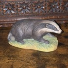 Large Aynsley Badger Ornament Figurine - Fine Porcelain